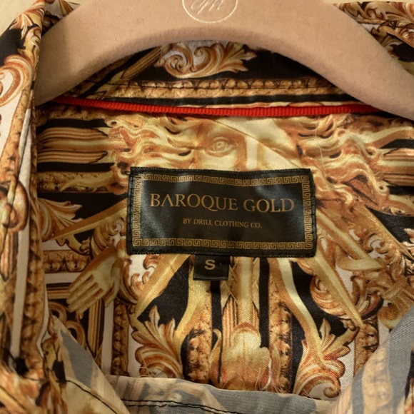 Drill Clothing Shirts Nwt Mens Baroque Gold Shirt By Drill Clothing